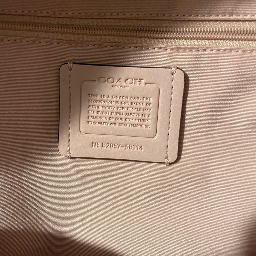 Coach Charlie Backpack Beige and Pink - Picture 8 of 10